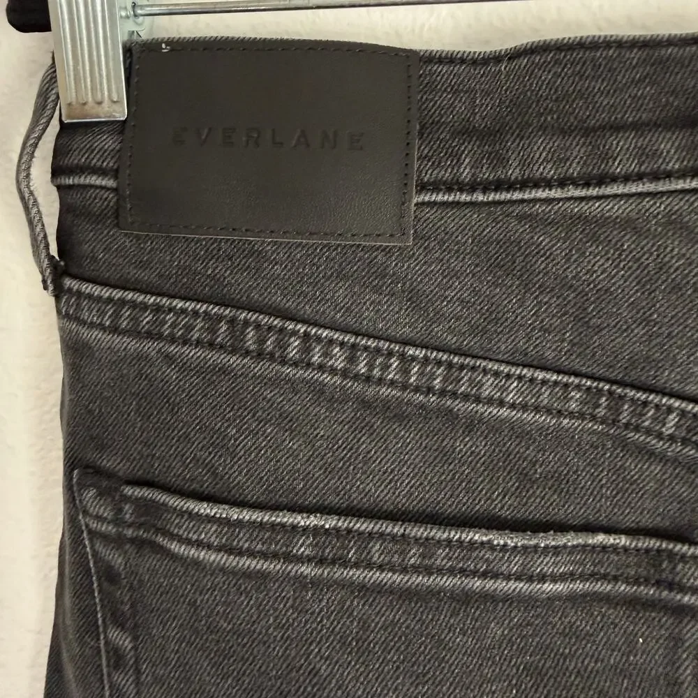 NEW Everlane Sz 29 The Cheeky Straight Jean‎ in Washed Black